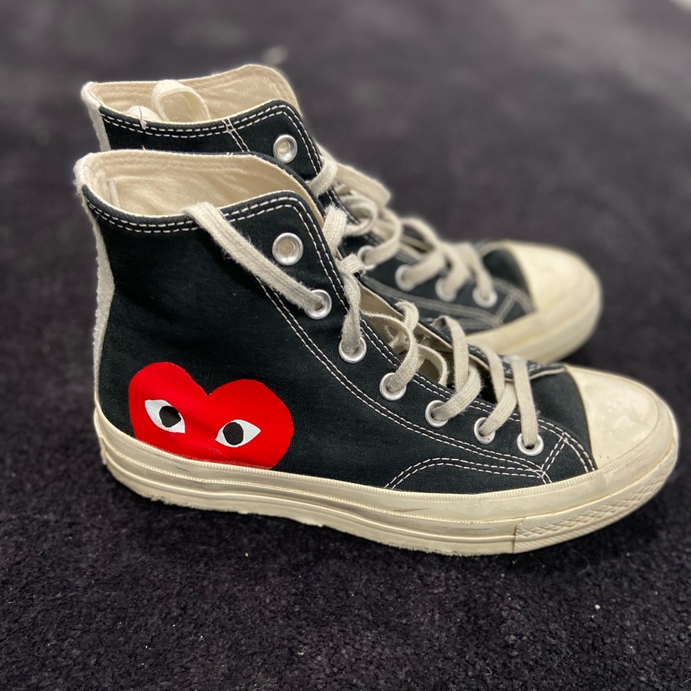 Comme des Garçons Play X Converse Chuck 70 High-Top Sneakers